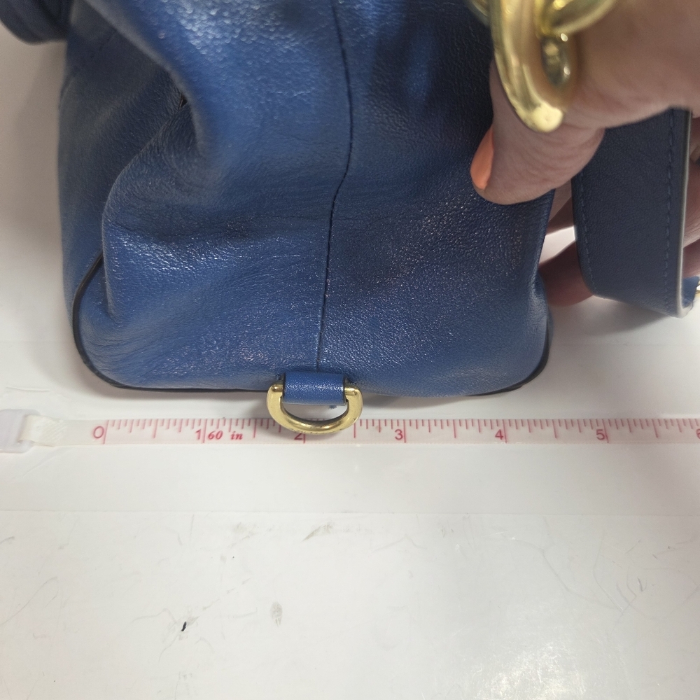 coach ashley leather satchel 2way carry f 19247 gold tone hardware euc - Picture 14 of 14